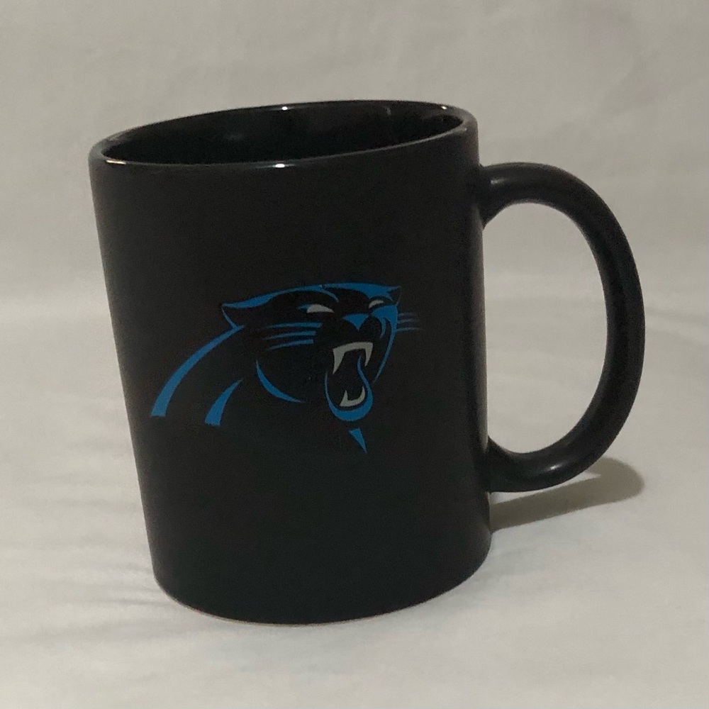 Black Panthers Logo Ceramic Coffee Mug - Black/Blue. 11oz